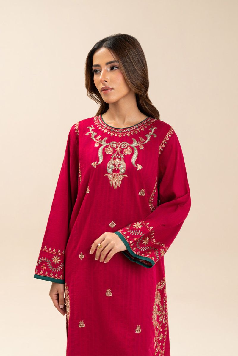 EMBROIDERED DORIA SHIRT (PRET)