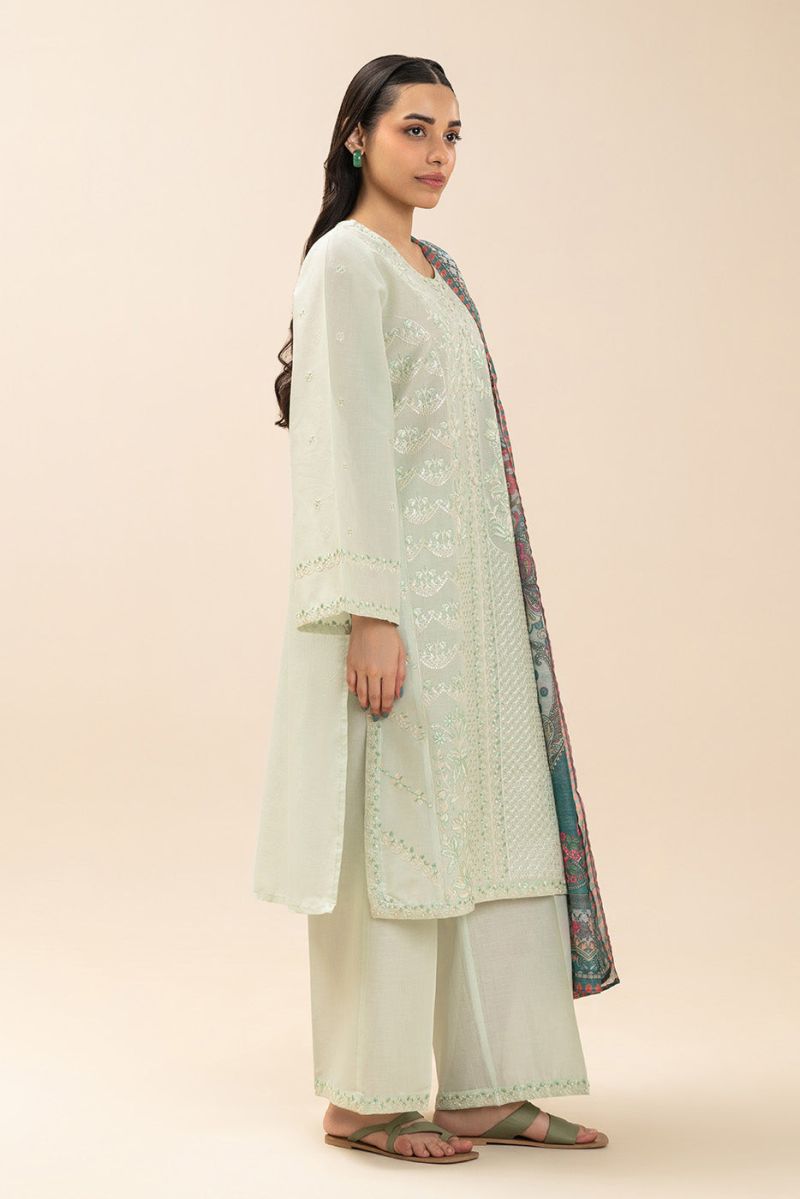 3 PIECE EMBROIDERED LAWN SUIT (HIGH CASUAL)
