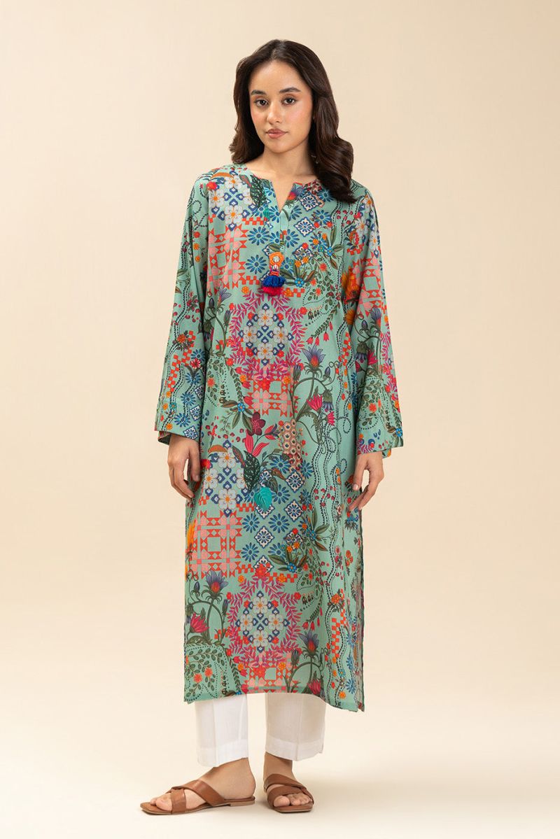 PRINTED LAWN SHIRT (PRET)