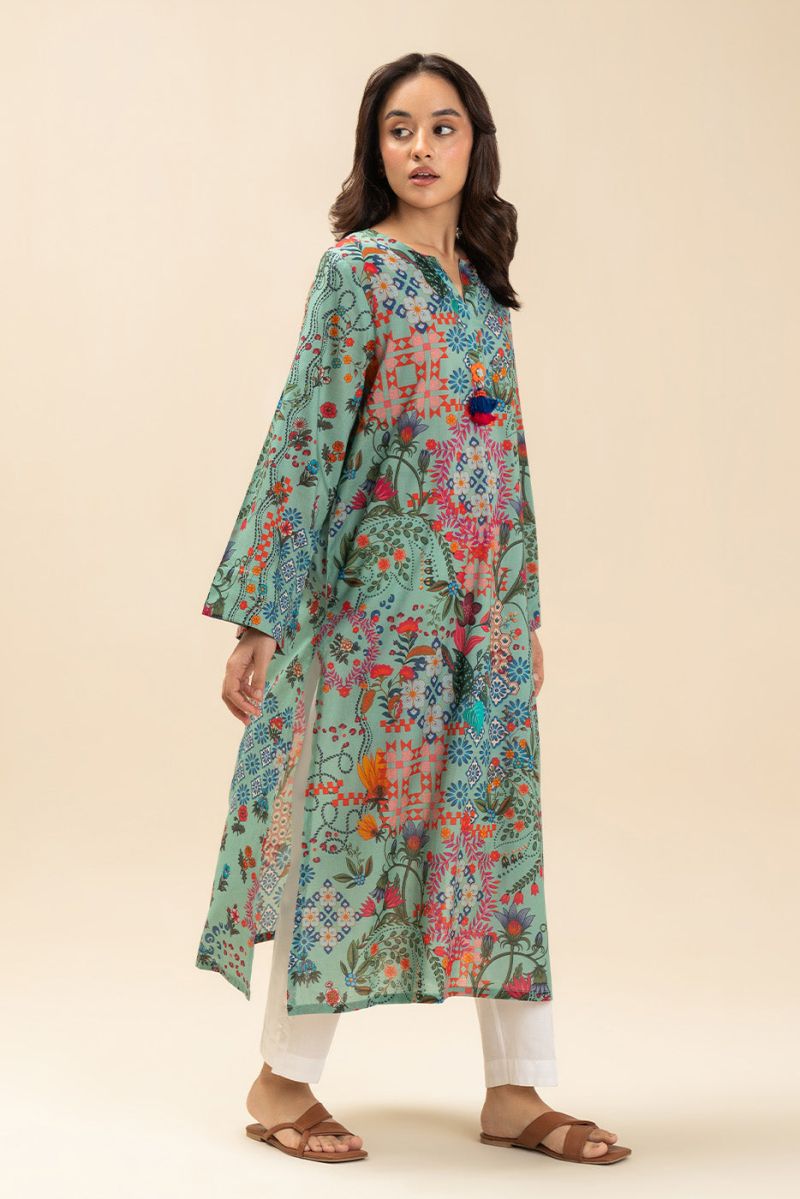 PRINTED LAWN SHIRT (PRET)