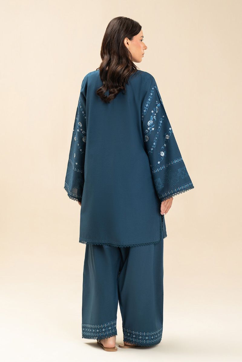 2 PIECE EMBROIDERED LAWN SUIT-ABYSSAL ESTATE (UNSTITCHED)