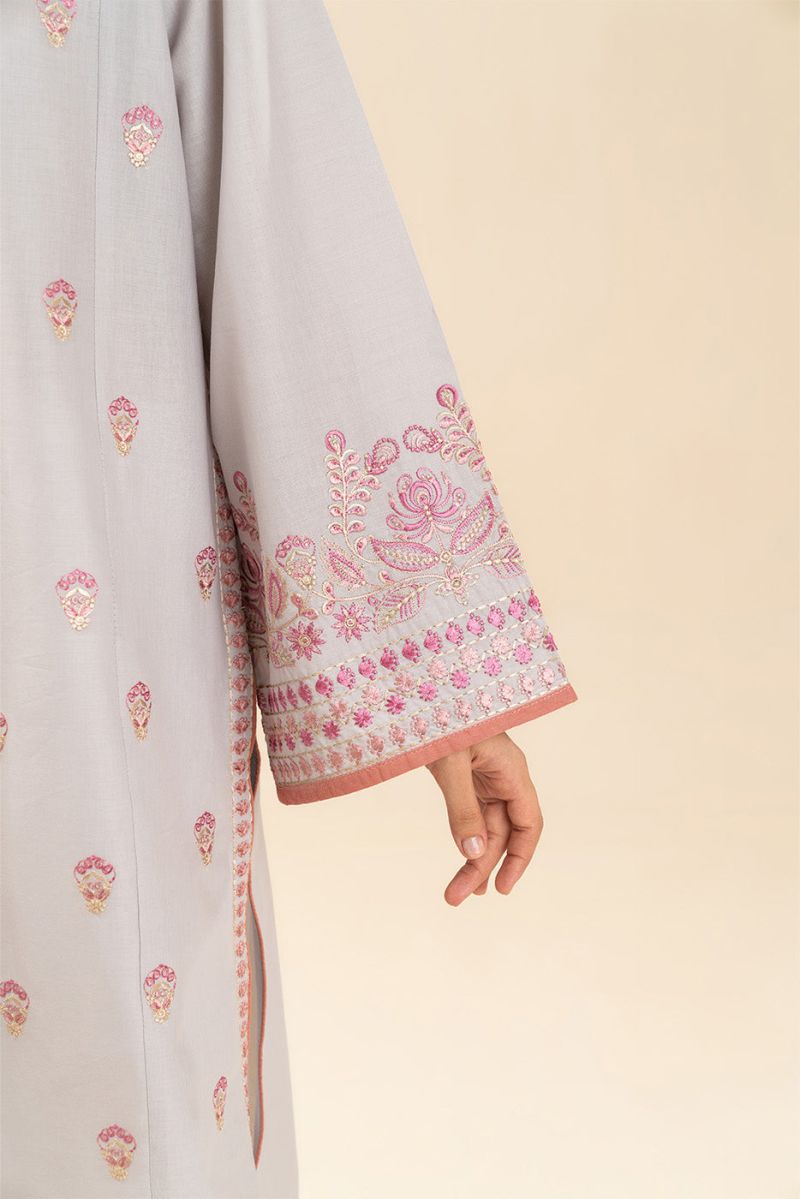 EMBROIDERED LAWN SHIRT (PRET)
