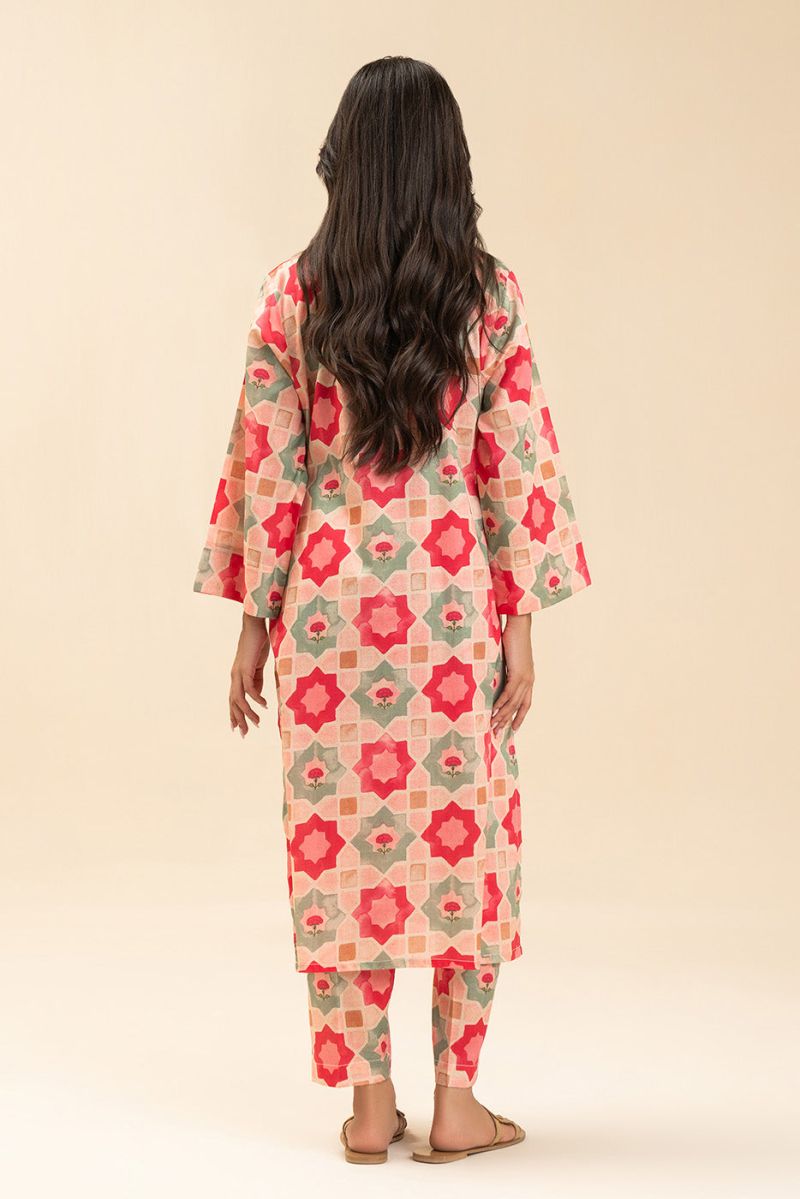 2 PIECE PRINTED LAWN SUIT (PRET)
