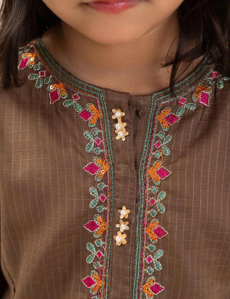2 PIECE EMBROIDERED SUIT