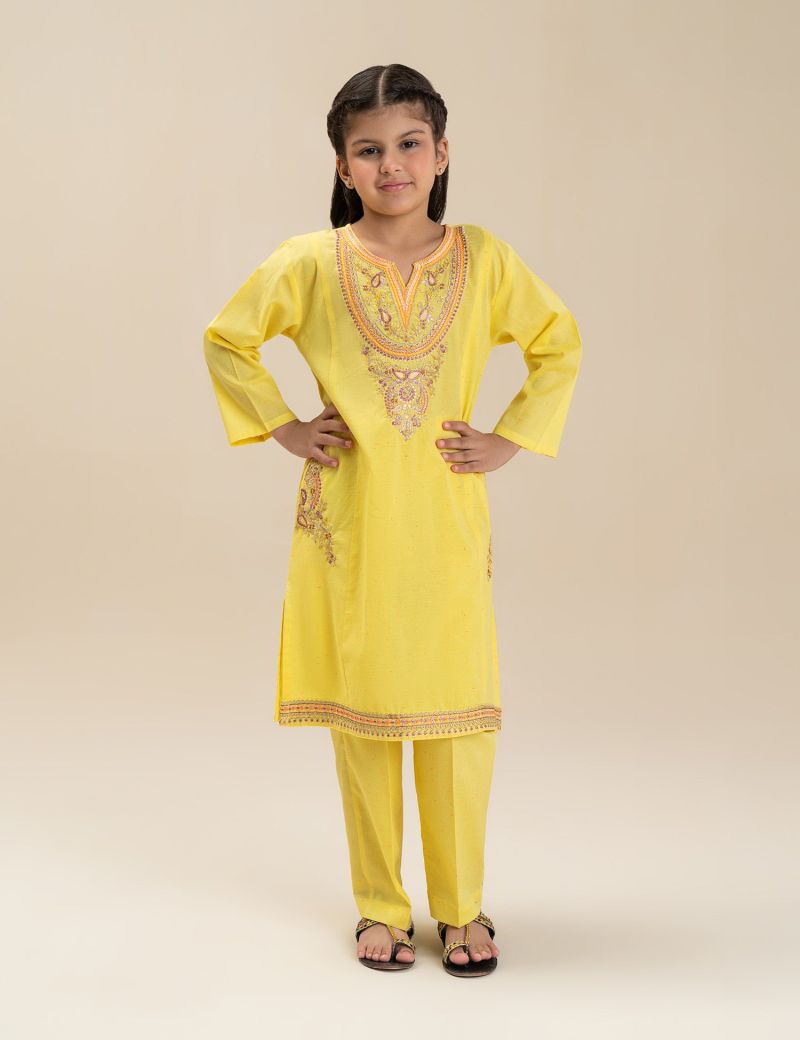 2 PIECE TILLA EMBROIDERED SUIT