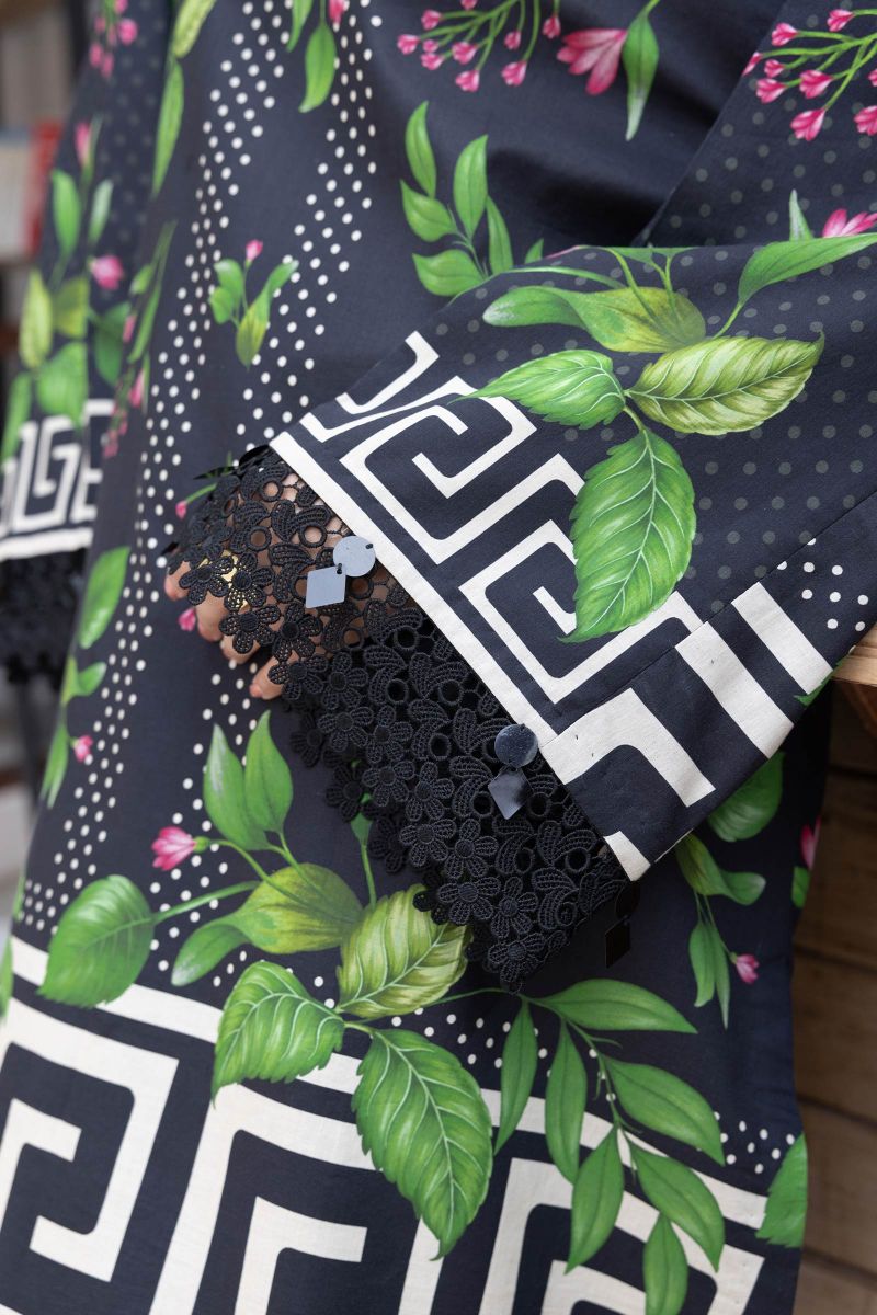 3 Pc Unstitched Printed Lawn Suit